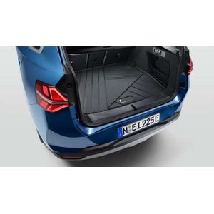 Rubberen Kofferruimtemat voor BMW X3 Hybride (G45PHEV) - Voorgevormd - Slijtvast - Exclusief voor G45PHEV - Zwart - Thermoplastische Elastomeren