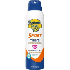 Banana Boat Sport Mineral Sunscreen Spray - Broad Spectrum Zonnebrand SPF 50