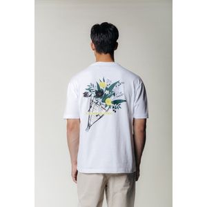 Colourful Rebel Flower Bouquet Basic Tee - L