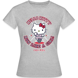 Hello Kitty Run Like A Girl T-Shirt Dames