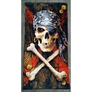 Badlaken Anne Stokes - Pirate Skull