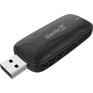 Carlinkit - Air X2 - Draadloze Carplay/Android Auto-adapter - Zwart - Kunststof