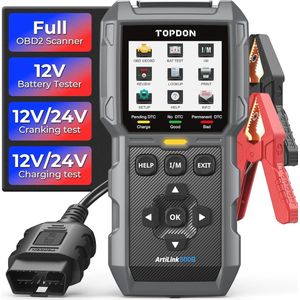 OBD2 Scanners en Batterijtesters - 2-in-1 OBDII Diagnose voor Meer Dan 10.000 Voertuigen