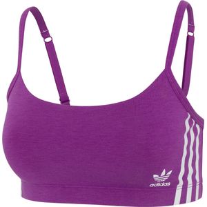 Adidas Originals Scooped Bralette Dames Beha - purple - Maat XS
