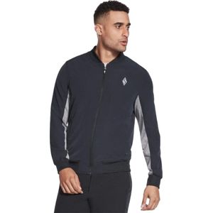 Skechers Skechweave Premium Bomber M1JA126-BLK, Mannen, Zwart, Sweatshirt, maat: M