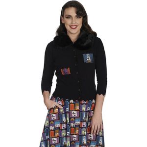 Banned - Window Cat Cardigan - L - Zwart