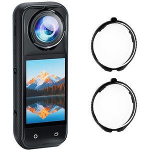 Voor Insta360 X5 PULUZ Roterende Optische Gehard Glazen Lensbescherming (Transparant)
