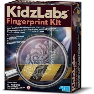 4m Kidzlabs: Spy Science/vingerafdruk Set