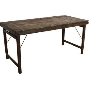 Raw Materials Eettafel - Gerecycled hout - 165x75x76 cm