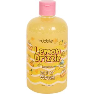 Bubble T Douchegel - Lemon Drizzle - Body Wash | 1x 500 ml - Verfrissende Geur van Citroen & Zoete Cake | Hydraterende Douchegel - Limited Edition 2025