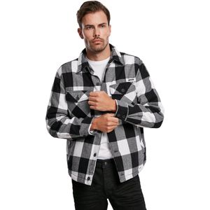 Populair - Nieuw - Heren - Mannen - Streetwear - Urban - Modern - Lumberjacket wit-zwart
