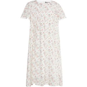 DreiMaster - Kidscollectie - Jurk - Knielang - Bloemmotief - Korte Mouwen