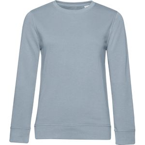 Organic Inspire Crew Neck Sweater Women B&C Collectie Blue Fog maat XS