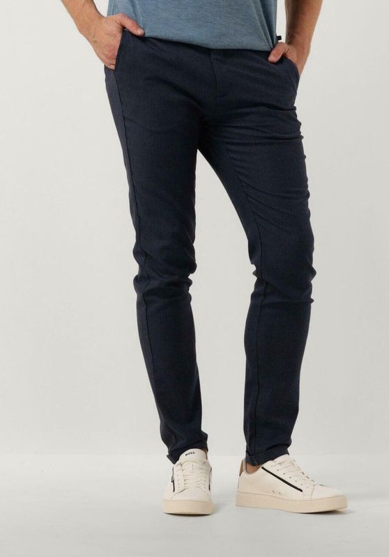 Straight fit chino van jersey, model 'Liam'
