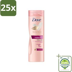 25 x Dove Bodylotion Care & Glow 400 ml - Grootverpakking - Lichaamslotion - Dove - Stralende Huid - Hydratatie - Ceramide
