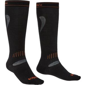 Bridgedale - Ultra Fit Merino - Lange Sokken - Ski - Zwart - Merinowol