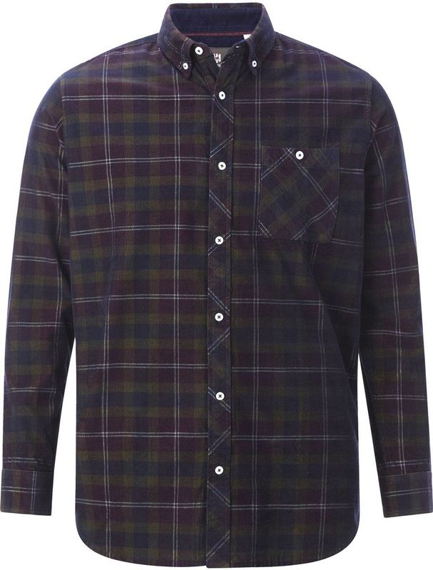 Jan Vanderstorm - OLAFSEN - Corduroy Overhemd - Donkerblauw