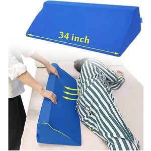 Helling Kussen voor Slapen en Ondersteuning – Schuim Reflux Kussen voor Comfort en Herstel – 86,3 x 28,5 x 17,8 cm