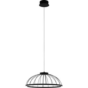 EGLO Bogotenillo Hanglamp - LED - Ø 50 cm - Zwart/Wit