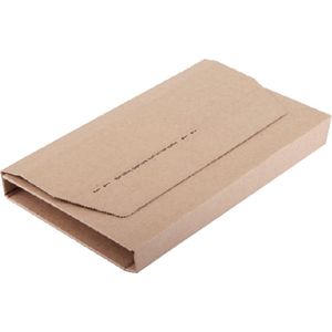 Wikkelverpakking CleverPack A4 +zelfkl strip - bruin - 25 stuks