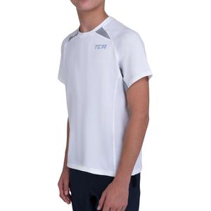 TCA Quickdry Boys T Shirt for Football, Sport, Training - Boys Football Kit for Kids, Boys T Shirts - White, 6-8 Years