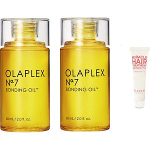 OLAPLEX - No.7 Bonding Oil - 60 ml - Haarolie + Eleven Miracle Hair Treatment 10ml. mini