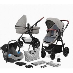 Kinderkraft XMoov 3 in 1 Kinderwagen - Inclusief Autostoel - Grey