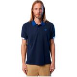 North Sails Graphic 692400 Korte Mouw Poloshirt Blauw XL Man
