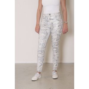 New Star dames broek - Maine - ecru print - L31 - maat 28