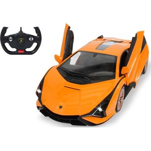 1:14 Jamara 403127 RC Auto Lamborghini Sian FKP 37 - Oranje - 2,4GHz RC Model Kant en Klaar