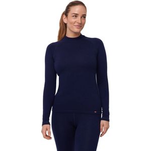 DANISH ENDURANCE Merino Wol Vrouwen Thermo Shirt - voor Extreme Kou - Donker Marineblauw - Maat S