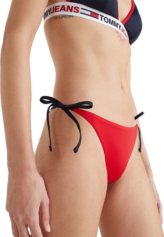 Tommy Jeans String Side Tie Cheeky Uw0uw03403 Bikinibroekje Veelkleurig M Vrouw