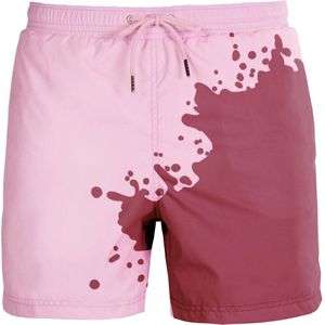 SEA'SONS - Zwembroek Heren - Kleurveranderend - Sneldrogend - Rood - Maat XL