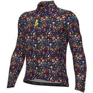 Alé Pragma Flowery L/S Jersey Fietsshirt (Heren |grijs)