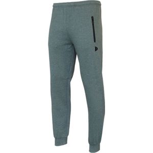 Donnay Joggingbroek met elastiek - Joey - Sportbroek - Junior - Maat 128 - Legergroen gemêleerd