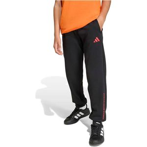 Adidas Slogan Fleece Joggers Zwart 7-8 Years Jongens