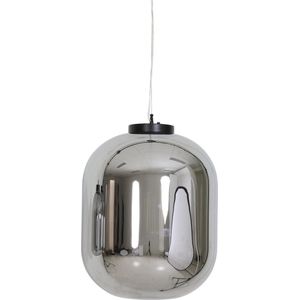 Light & Living Hanglamp Julia - Smoke Glas - Ø44cm - Modern - Hanglampen Eetkamer, Slaapkamer, Woonkamer