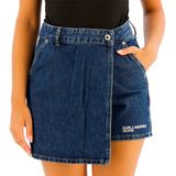 Karl Lagerfeld - A3W10133 - Denim Broekrok - Blauw - Casual