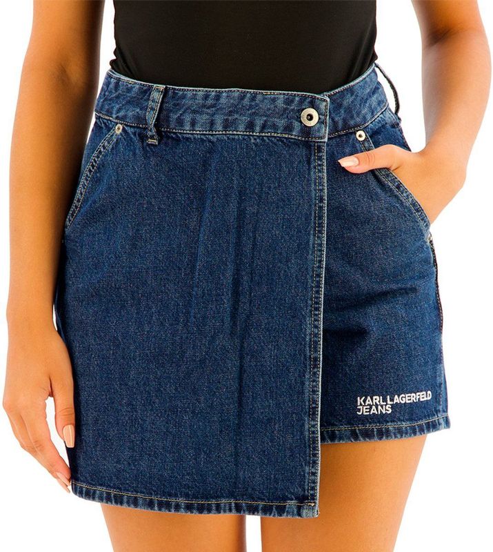 Karl Lagerfeld - A3W10133 - Denim Broekrok - Blauw - Casual