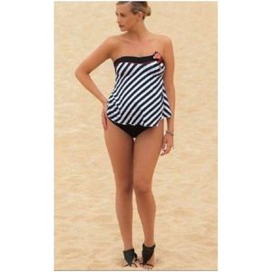 Cache Coeur BADPAK/TANKINI Bahia XXL zwart