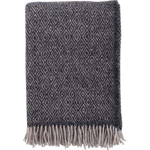 Klippan Deken - Stella - Donker grijs - plaid - plaids - wollen deken