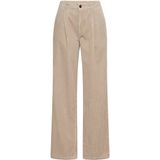 camel active Relaxed fit chino broek van katoen - Maat womenswear-25/30 - Licht beige