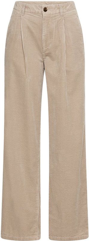camel active Relaxed fit chino broek van katoen - Maat womenswear-25/30 - Licht beige