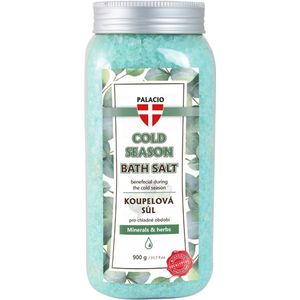 Palacio Cold Season Eucalyptus Badzout – Verfrissend & verzachtend kruidenbad – Tegen spanning, koude dagen & verkoudheidsgevoel – 900 g