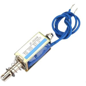 6/12/24V 5N Push Pull Type Open Frame Solenoid Elektromagneet Lineaire Beweging 300mA 10mm(12V)