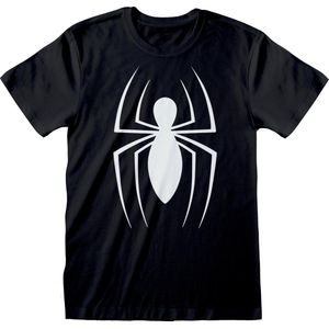 Marvel Comics Spider-man - Classic Logo T-Shirt Zwart