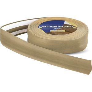 DQ-PP - Zachte Plint - Teakboom - 5 m - 32 x 23 mm - PVC - Zelfklevend