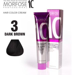 Morfose Color Cream 3 Dark Brown 100ml Haarverf