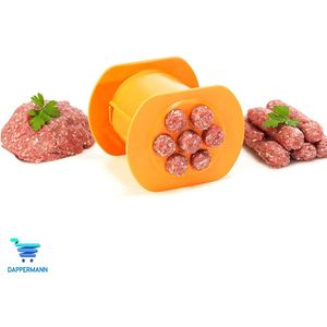 Dappermann |Cevapcici pers - Cevapcicimaker - Worstenmaker - Snel & Eenvoudig worsten maken - Kebab Maker - Vleespers