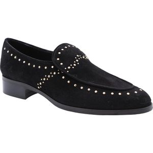 Pertini - Loafers - Zwart - Suède - Leer